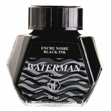 Atrament WATERMAN w kałamarzu czarny 50ml