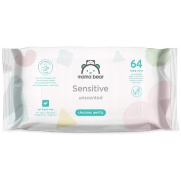 Chusteczki nawilżane MAMA BEAR SENSITIVE 64 sztuk