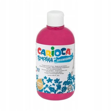 Farba CARIOCA TEMPERA 500ml różowa ciemna