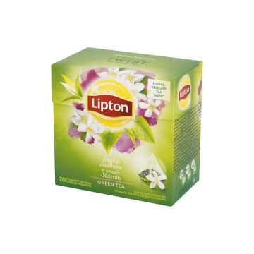 Herbata zielona LIPTON piramidki jaśmin 20 torebek