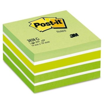 Karteczki POST-IT 76x76 5x90 kartek zielone