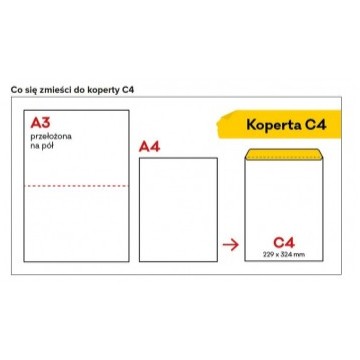 Koperta kurierska C4 a'1000