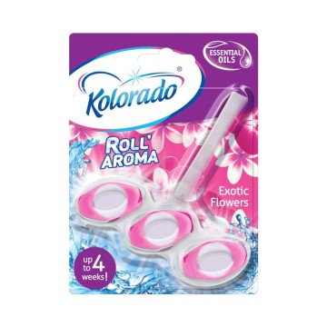 Kostka do WC Roll Aroma KOLORADO Exotic Flowers