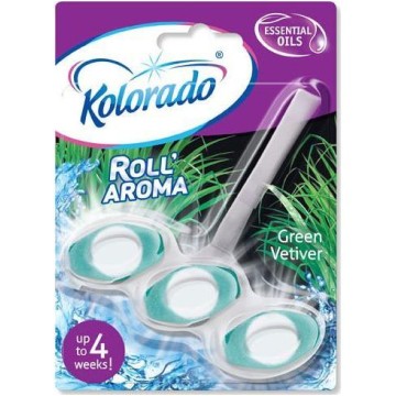 Kostka do WC Roll Aroma KOLORADO Green Vetiver